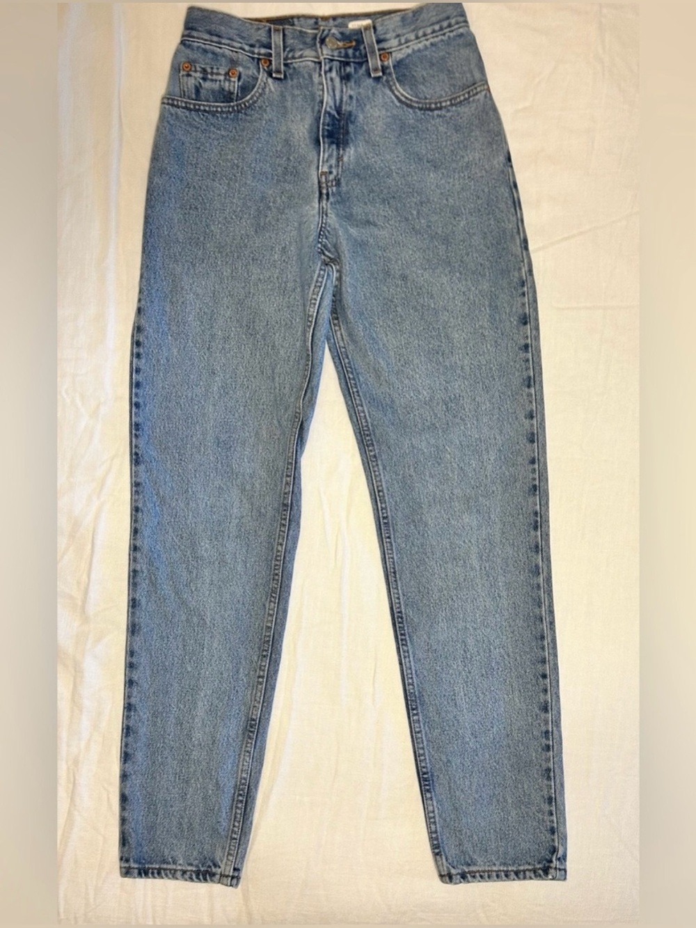 Levi's 550 Relaxed Fit Tapered Leg Jeans 7 Junior L Y2K 2000 Cotton